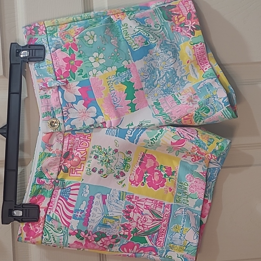 Lilly Pulitzer Callahan knit shorts.